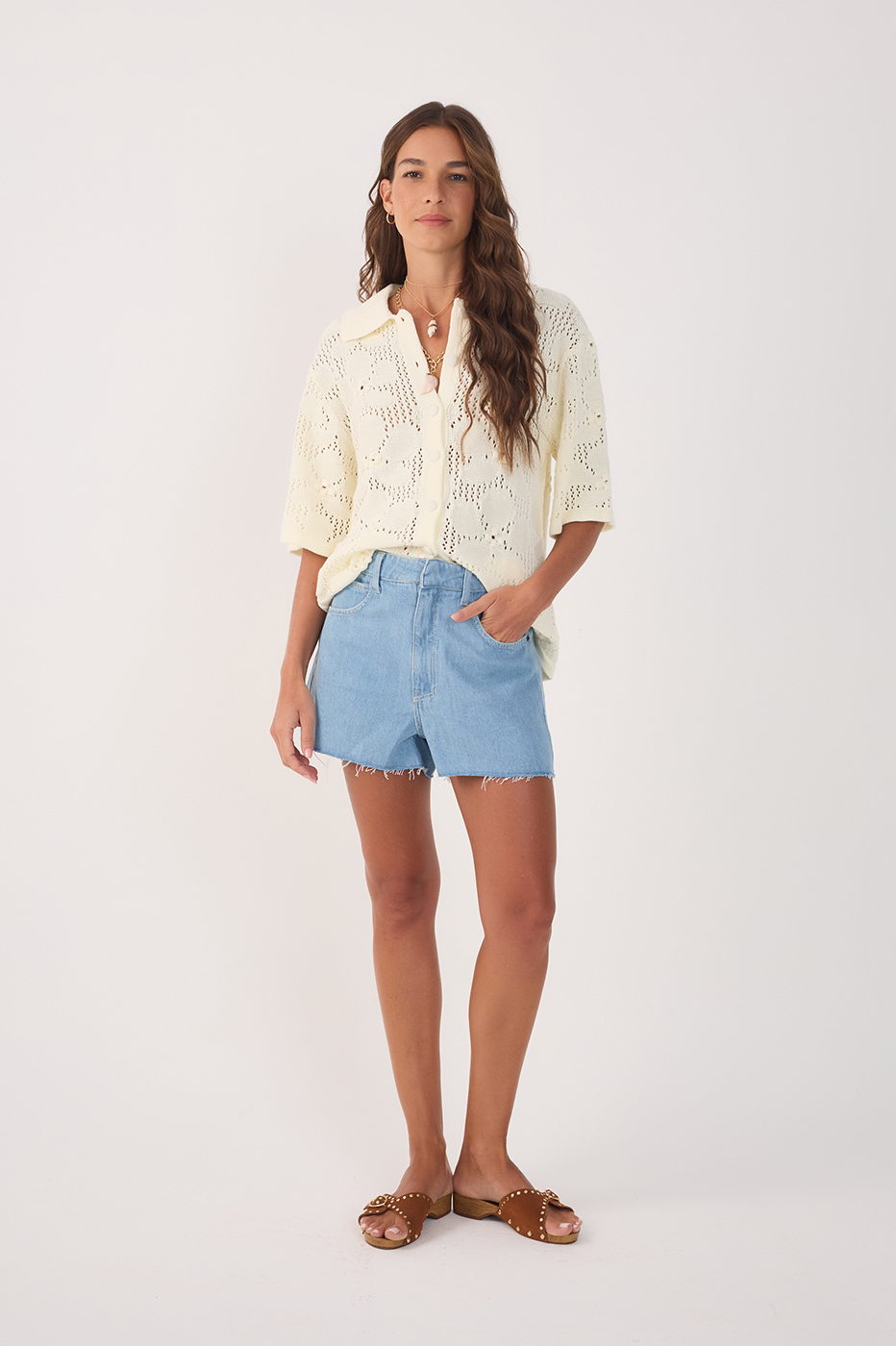 Basic Medium Denim Short_3