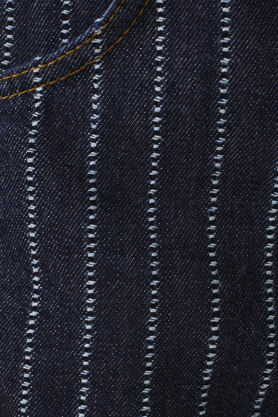 Denim Stripes Pockets Belt Loops Shorts_7