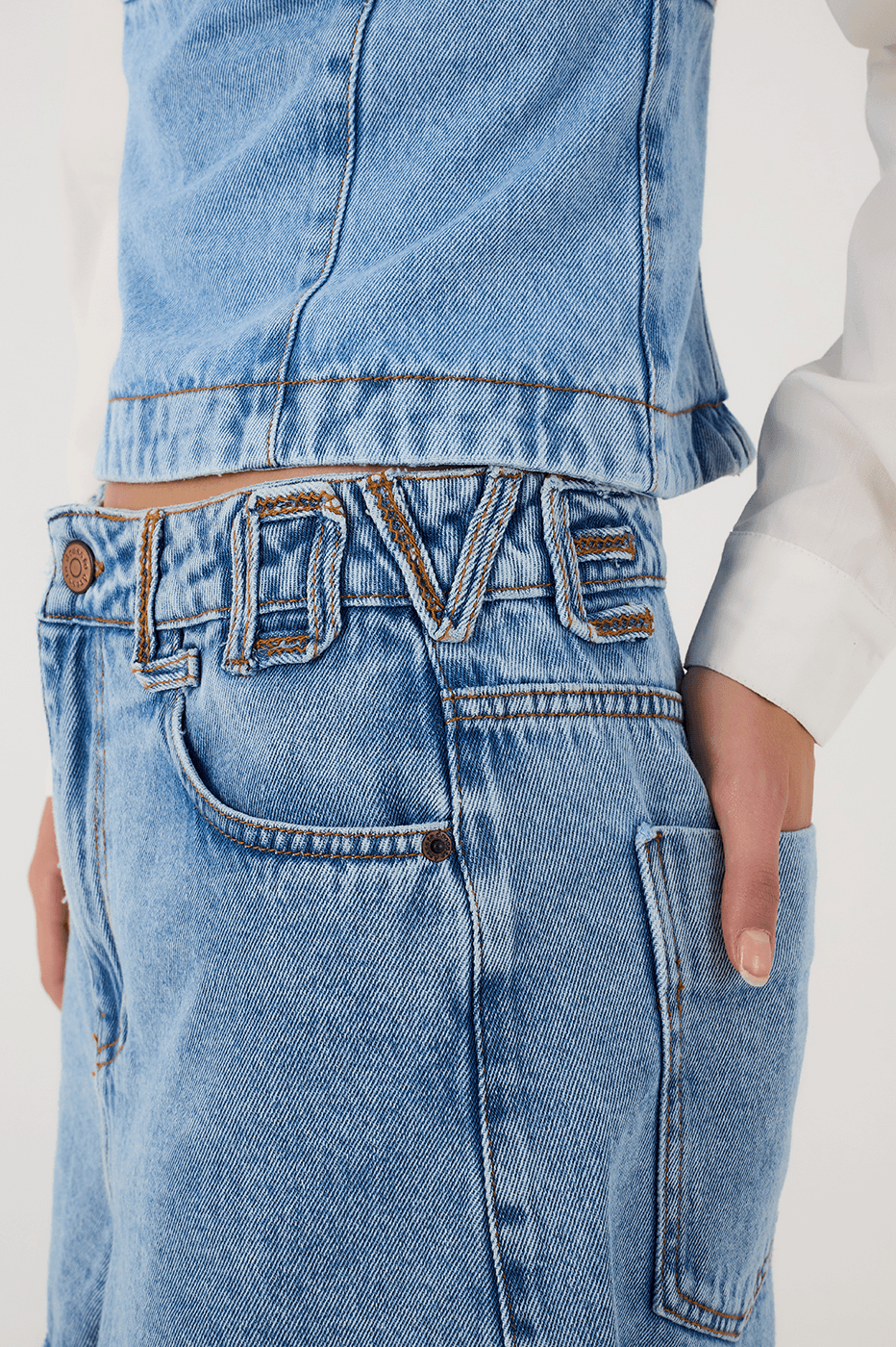 Denim Love Pockets Shorts_5