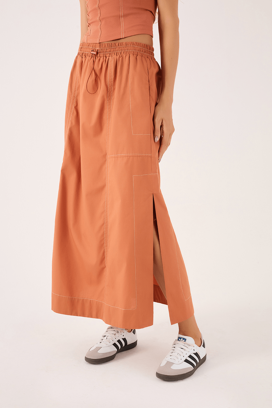 Midi Cutout Skirt
