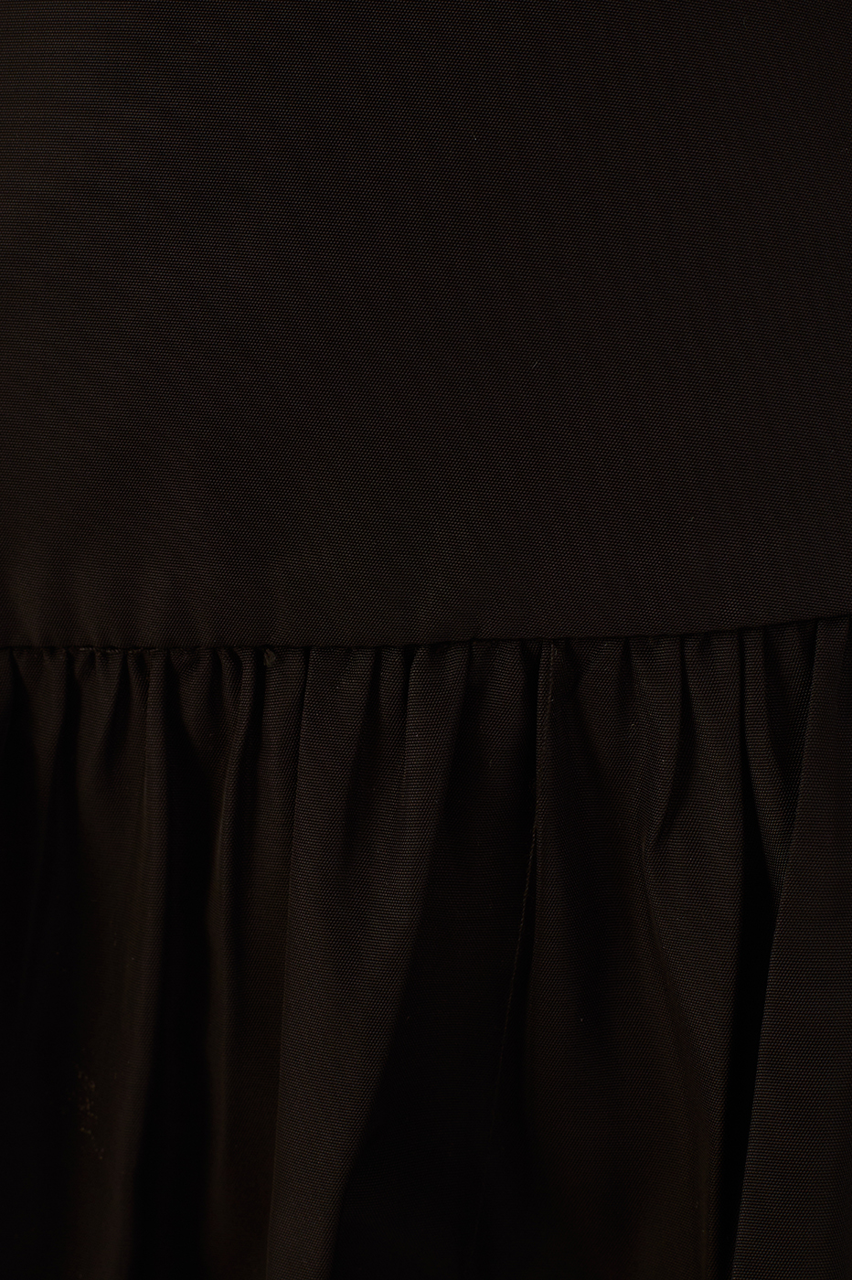 Black Baloon Mini Skirt