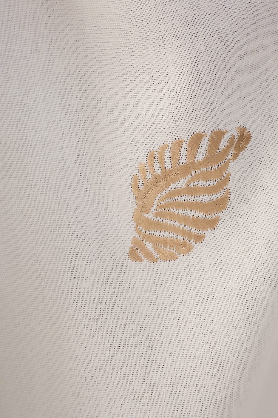 Cropped Linen Shell  Embroidery Skirt_7