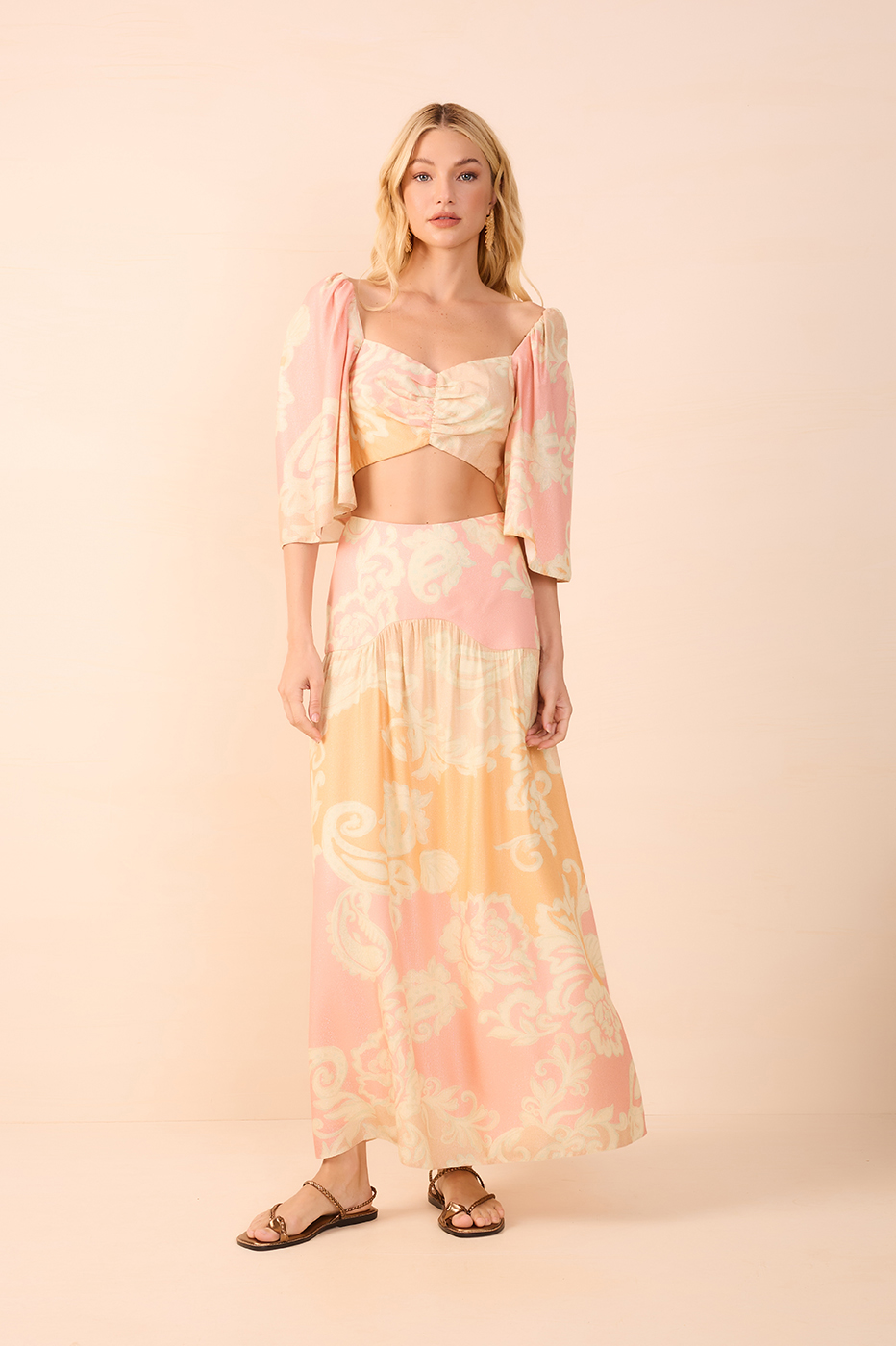 Sea Flower Maxi Skirt_1