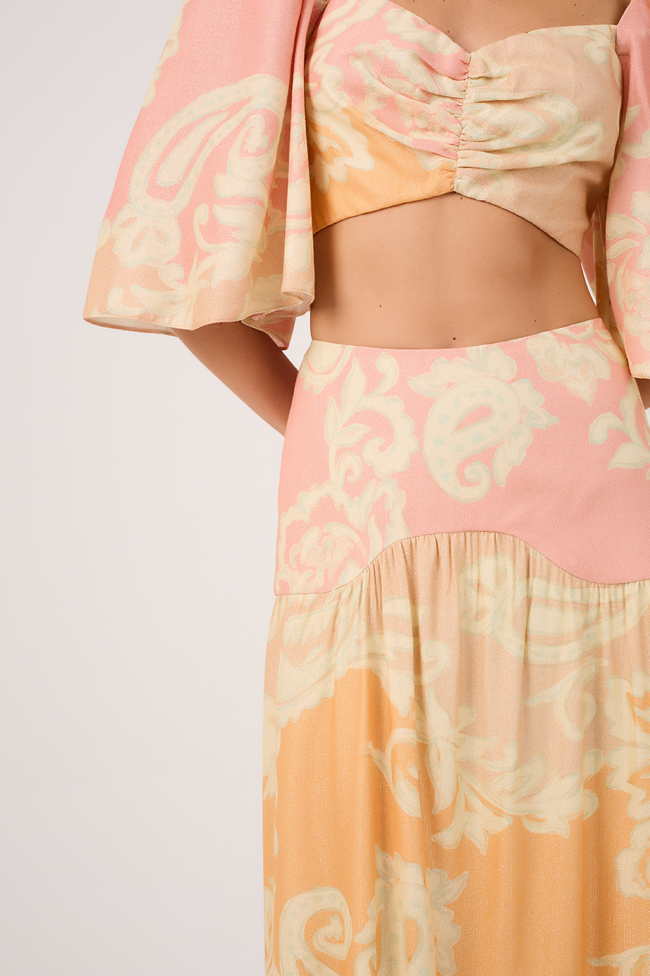 Sea Flower Maxi Skirt_5