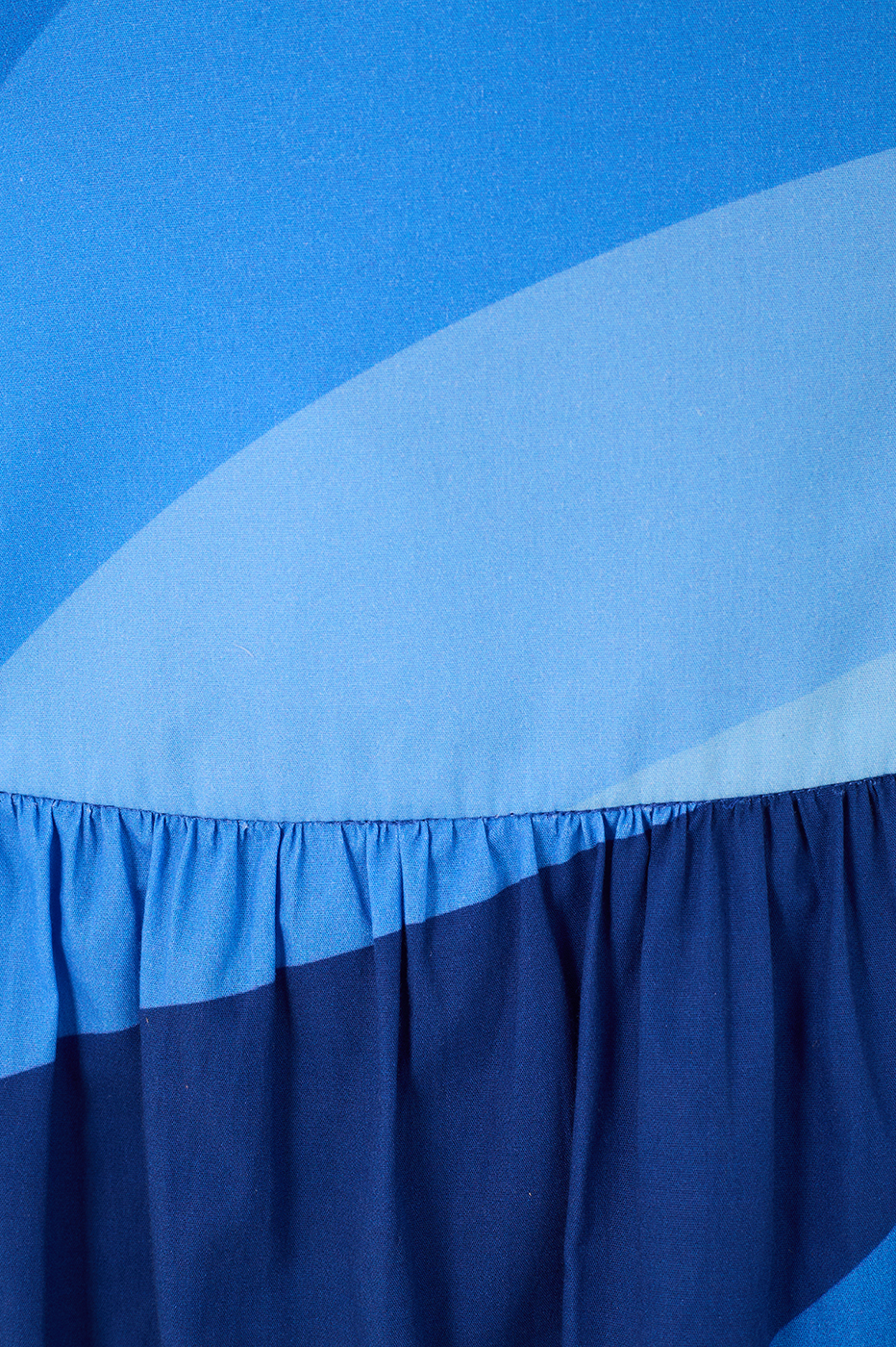 Waves Print Layered Skirt