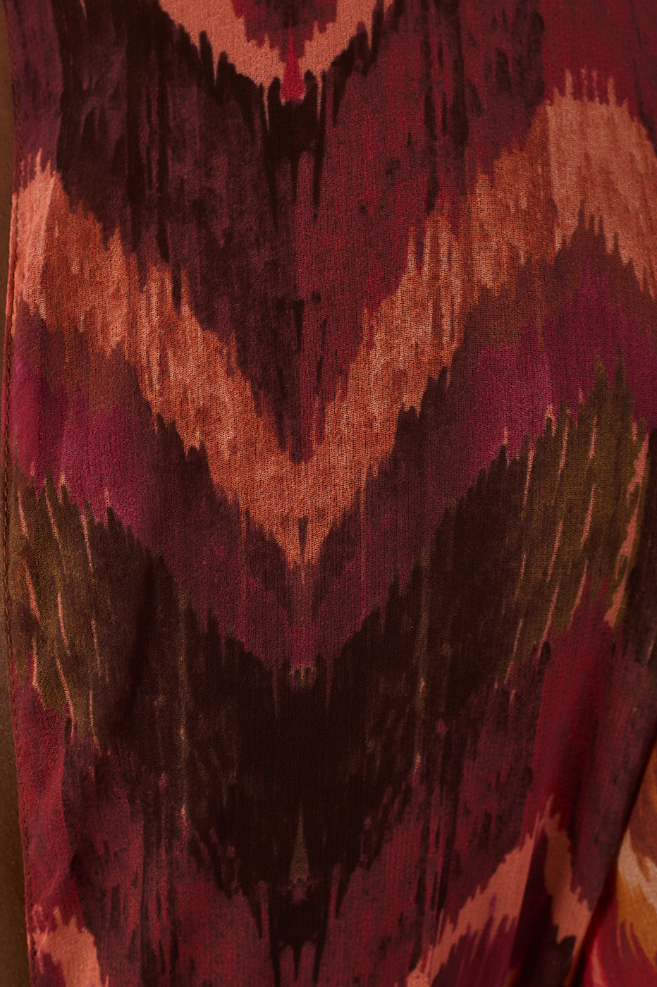 Ikat Print Maxi Skirt