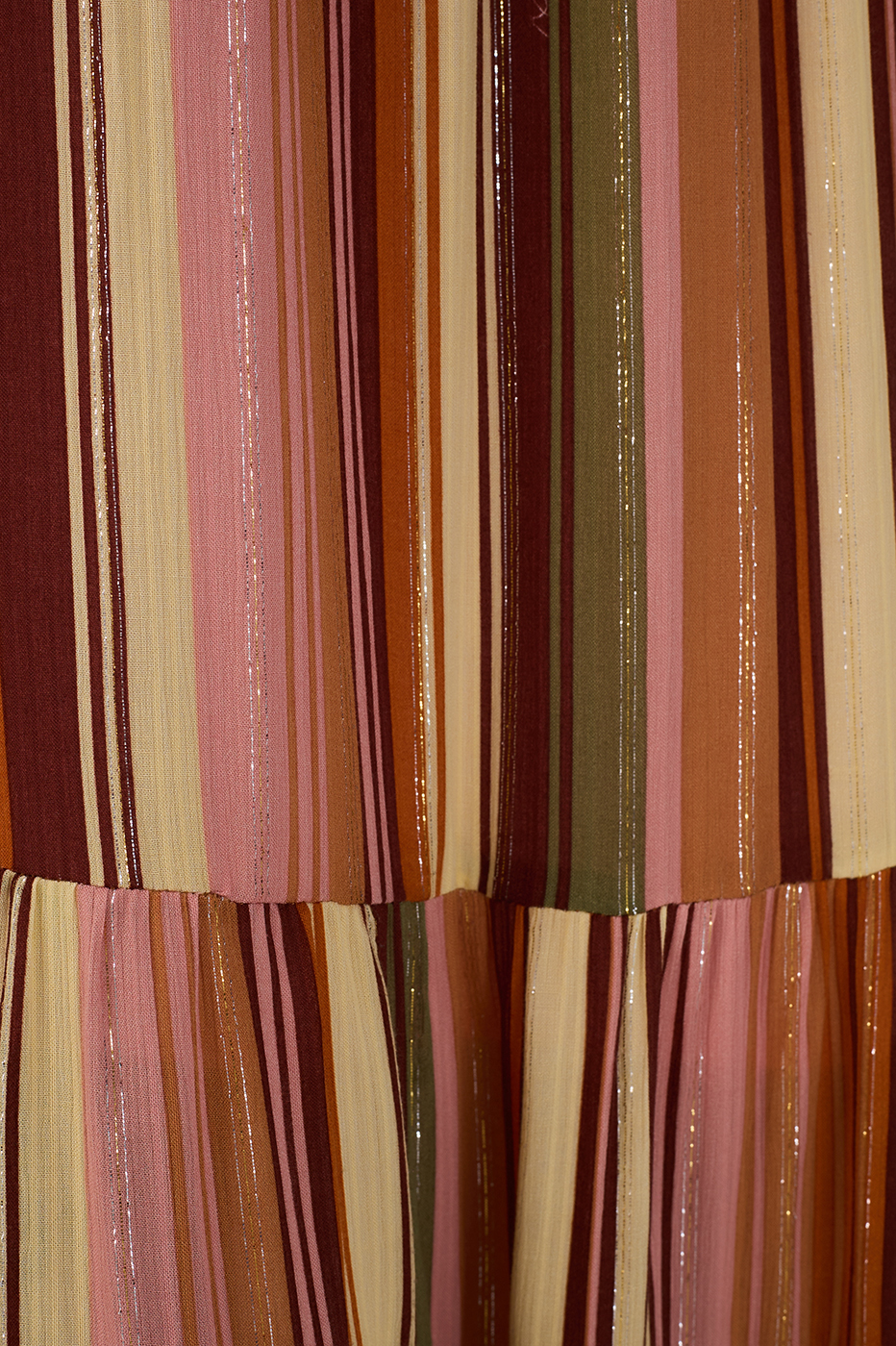 Bosque Print Long Lurex Skirt_6