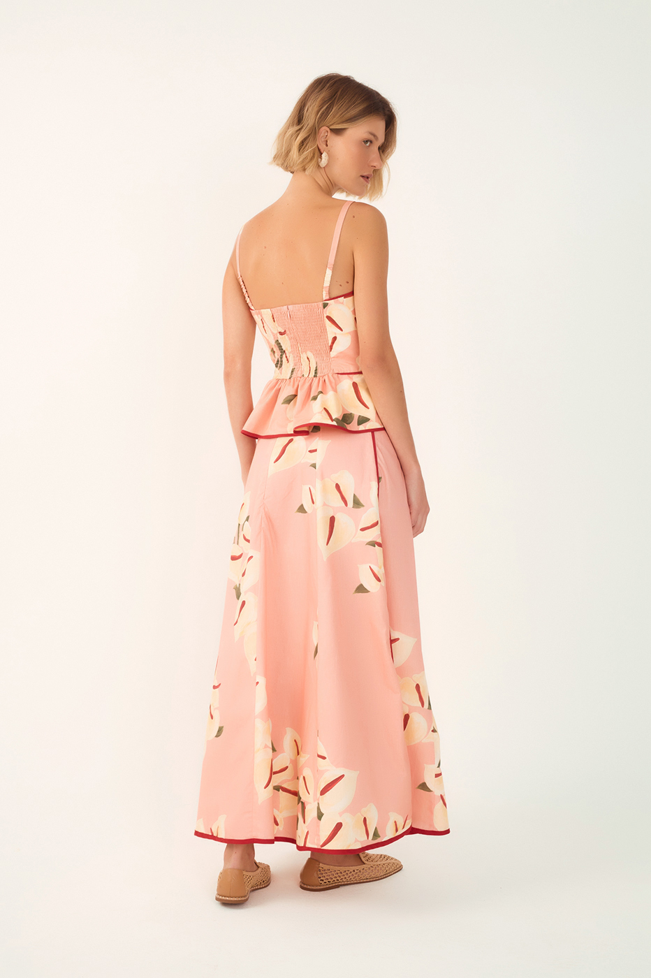 Antúrio Print Poplin Cropped Skirt_6