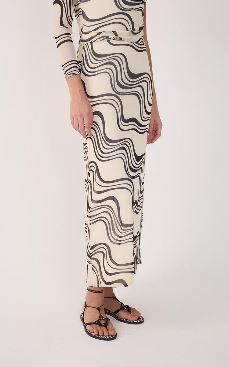 Off-White Fluir Mesh Midi Skirt_3