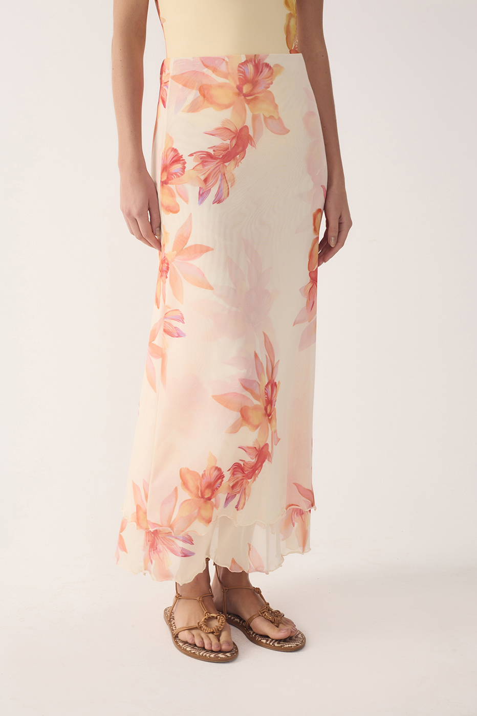 Beta Print Tulle Skirt