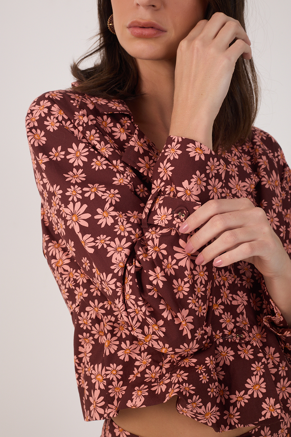 Margaridas Rosa Print Jacket_4