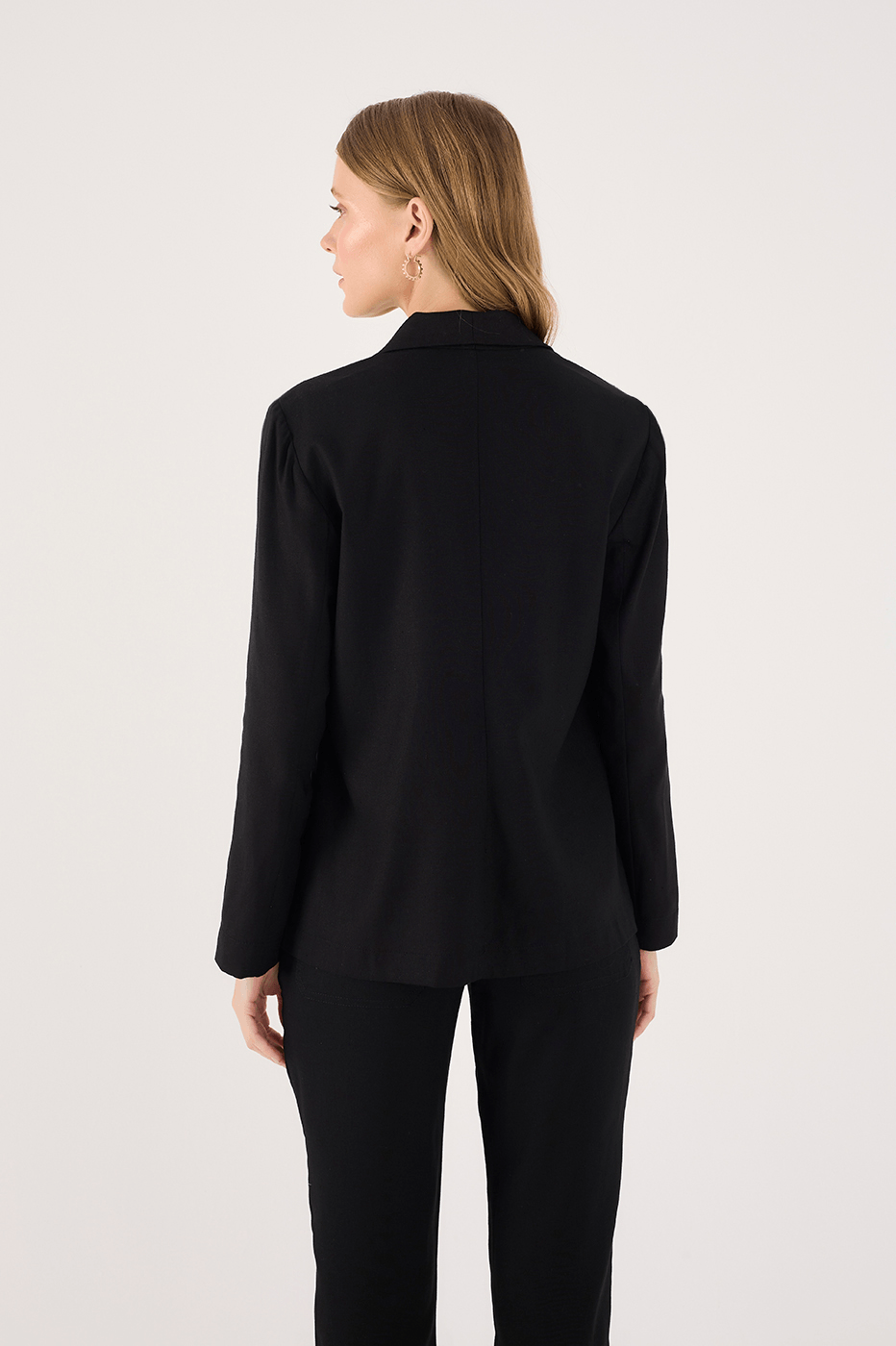 Linen Double-Breasted Blazer