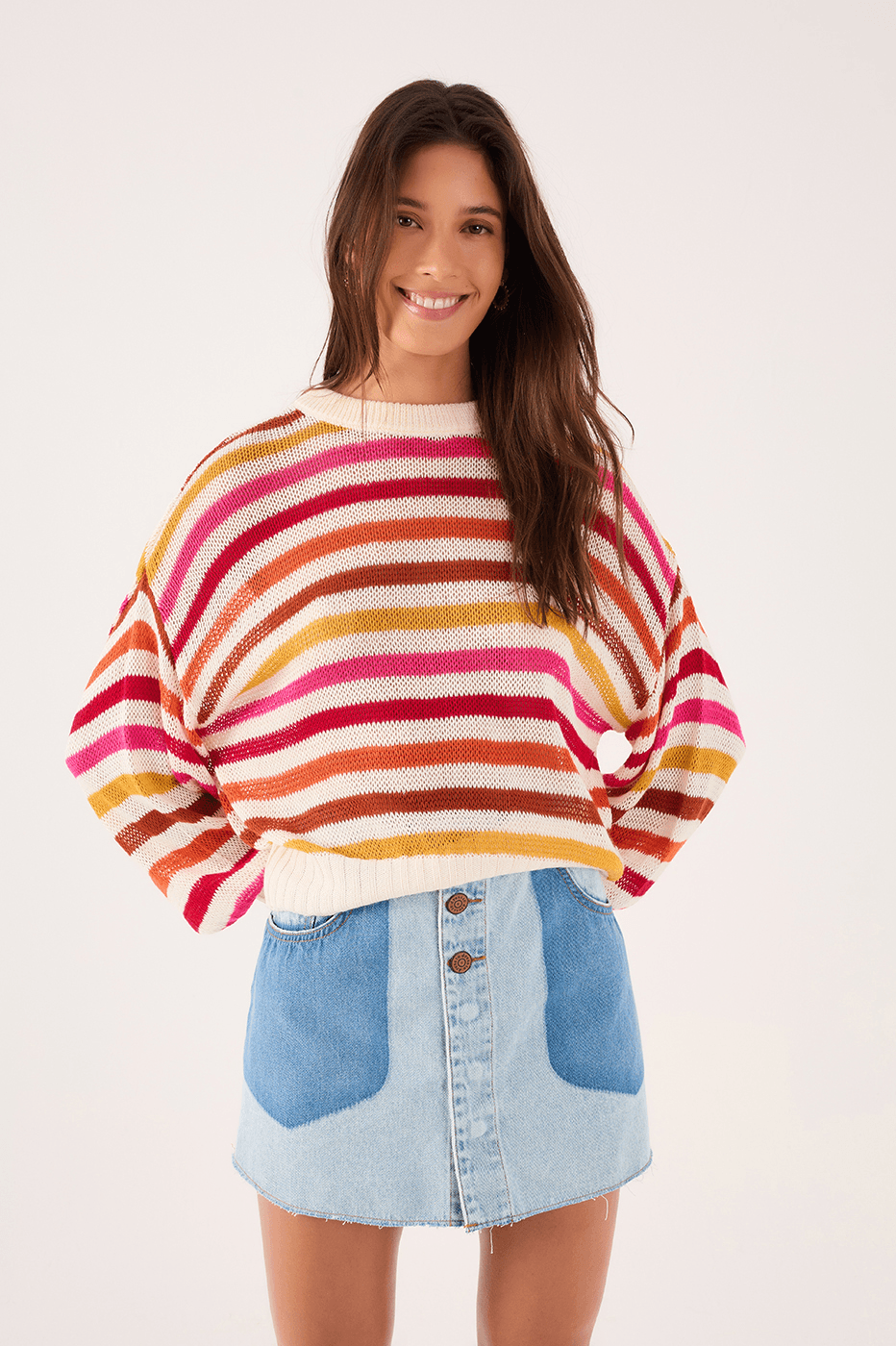 Tarde Stripe Knit Coat