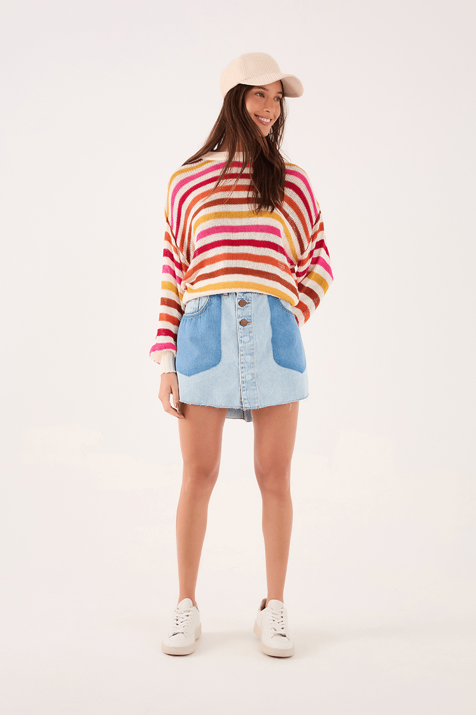 Tarde Stripe Knit Coat