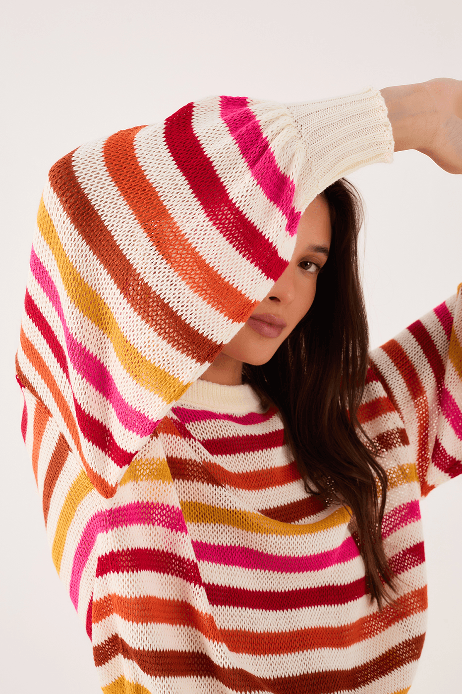 Tarde Stripe Knit Coat