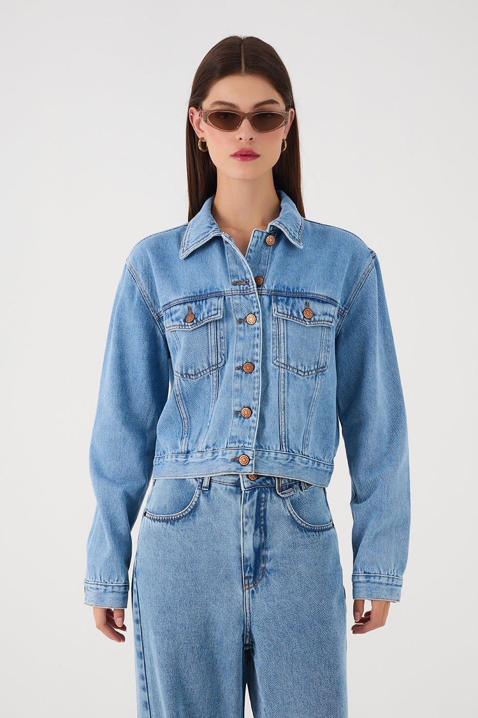 Denim Love Rio Buttoned Pockets Jacket