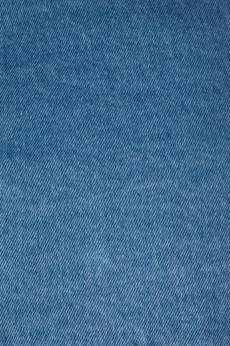 Denim Notched Lapel Buttoned Crop Trench Coat_6