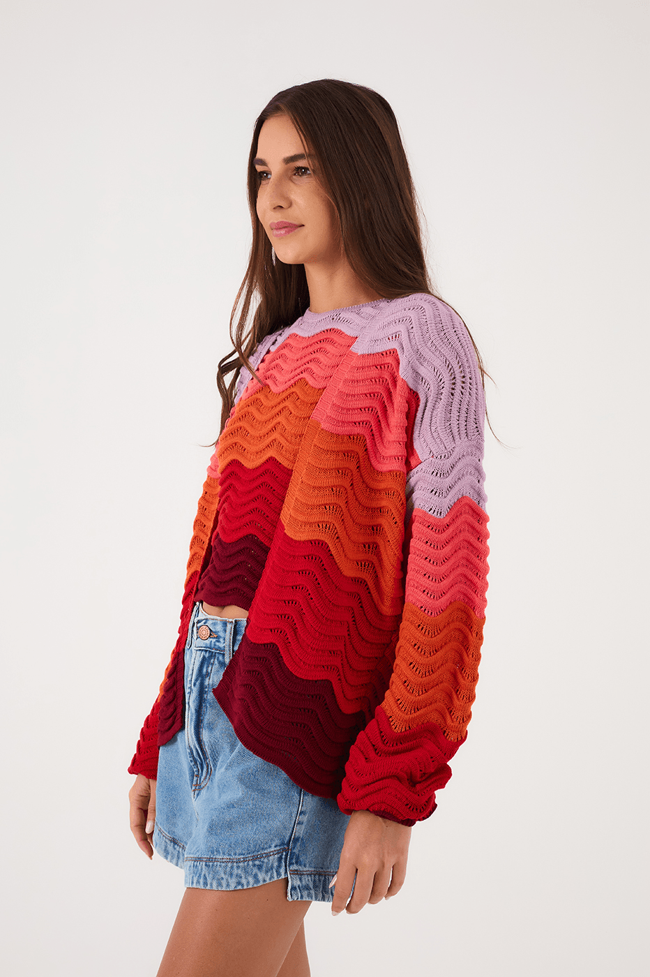 Multicolor Wa Tricot Cardigan_3