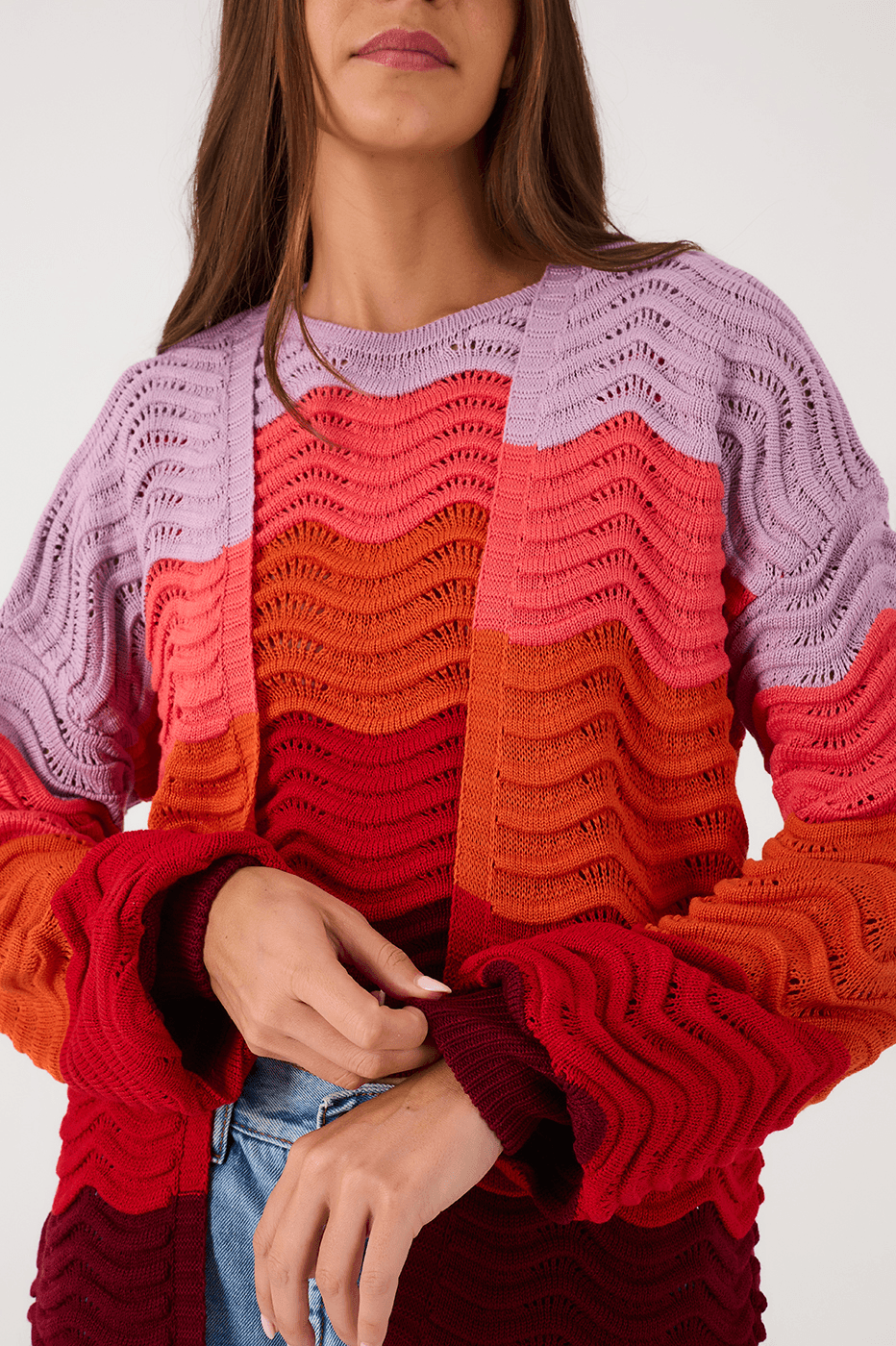 Multicolor Wa Tricot Cardigan_5