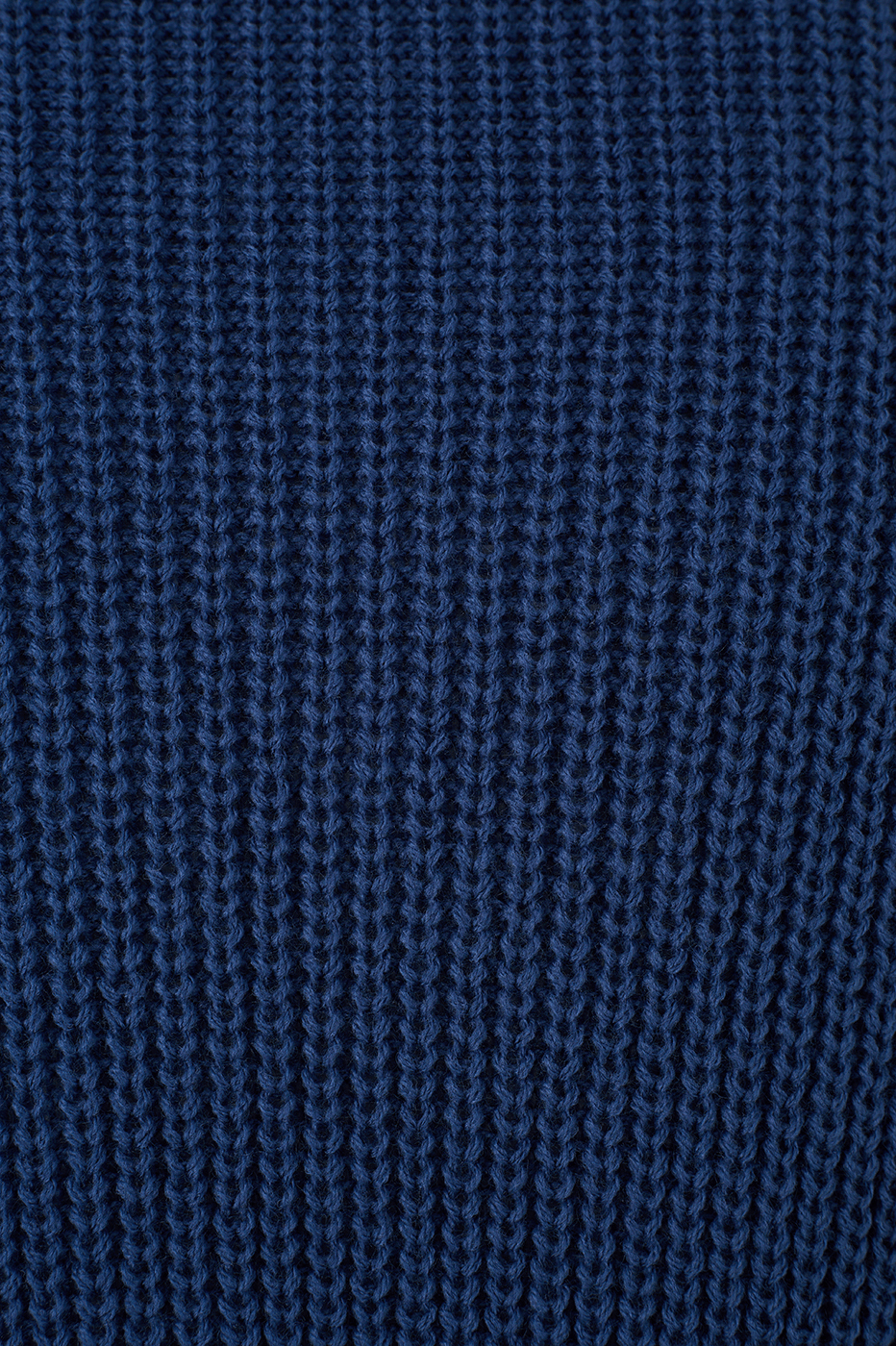 Blue Oversized Dropped Shoulder Tricot Cardigan_6