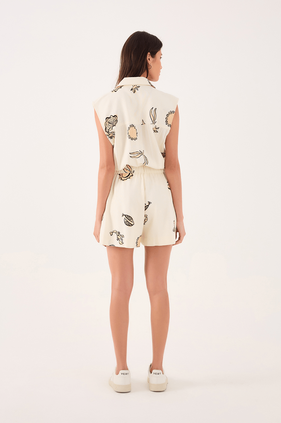 Romper In Low Tides Print_5