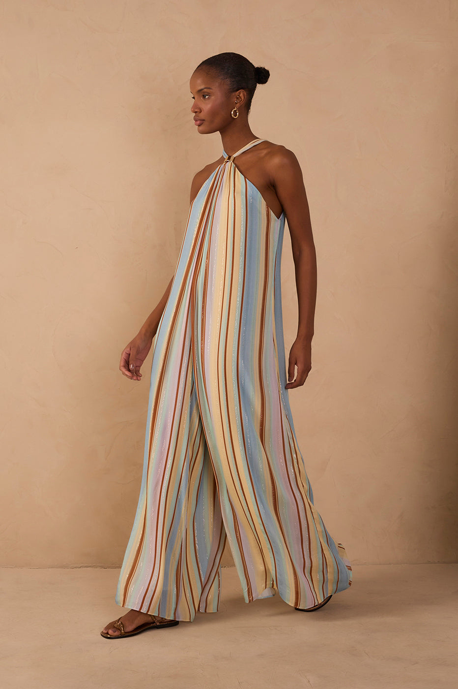 Listra Céu Print Lurex Jumpsuit_1