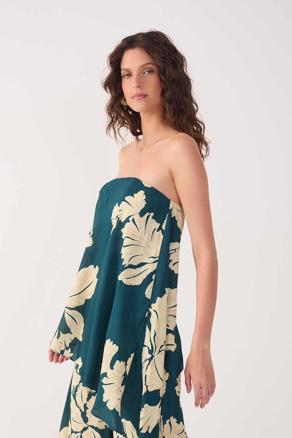 Green Pétala Strapless Jumpsuit_3