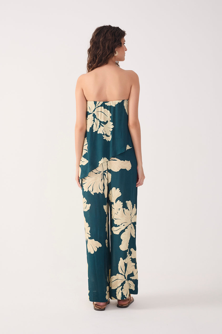 Green Pétala Strapless Jumpsuit_5