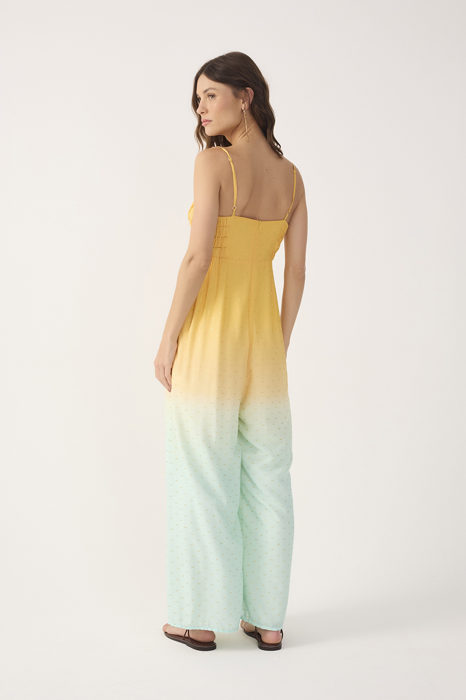 Bicolor Nascente Ruched Lurex Jumpsuit_6