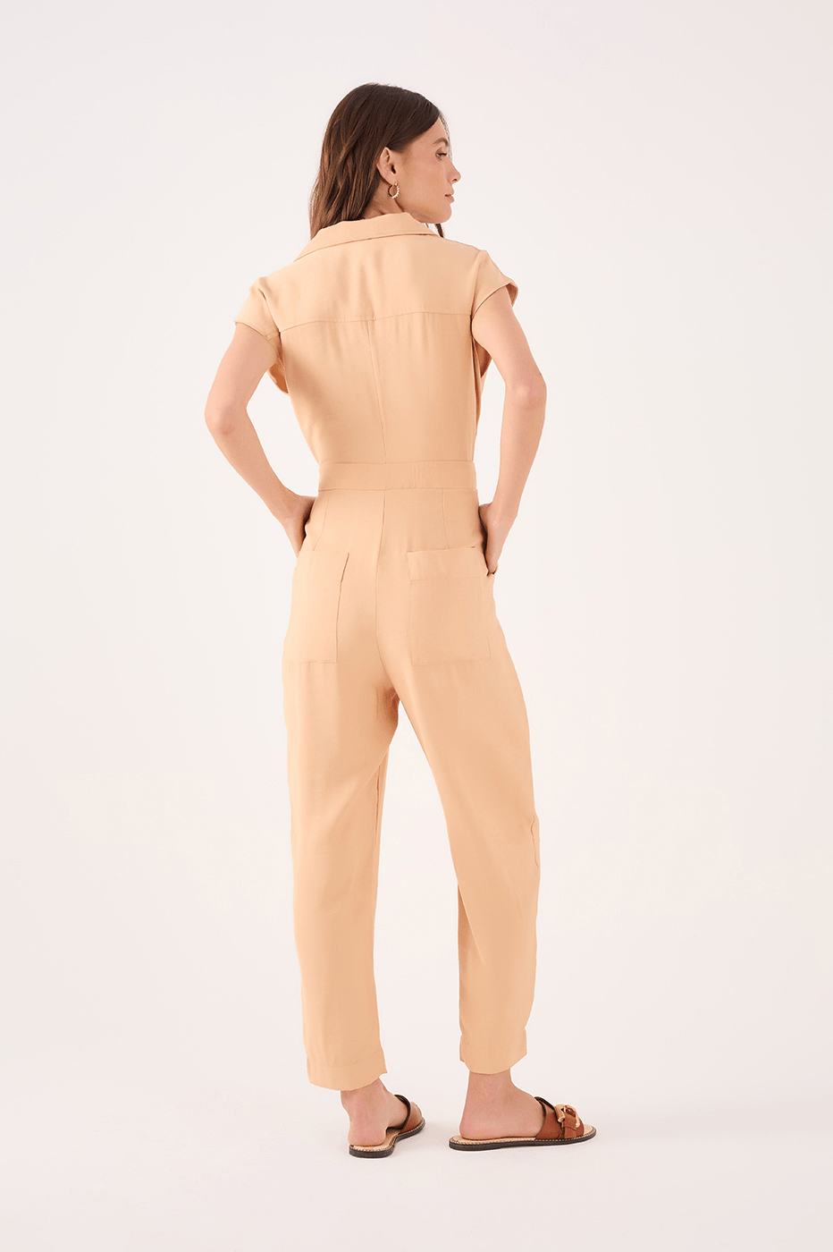 Twist-Front Jumpsuit