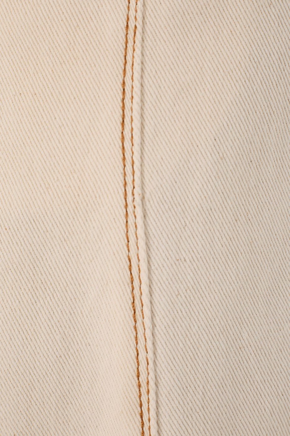 Pleated Button-Front Twill Overall
