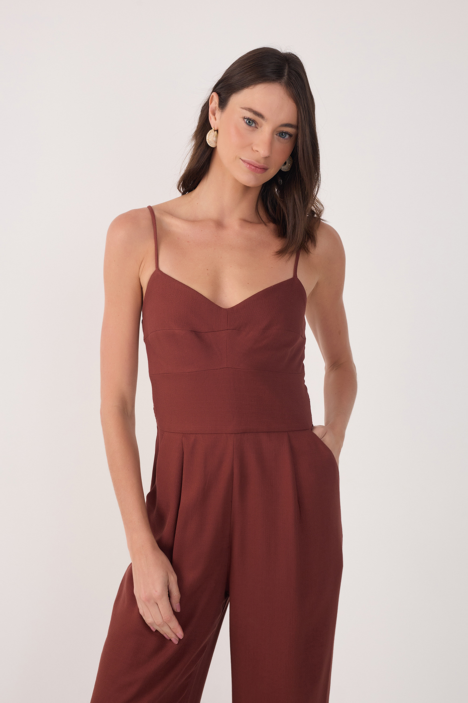 Smocked-Back Jumpsuit_3
