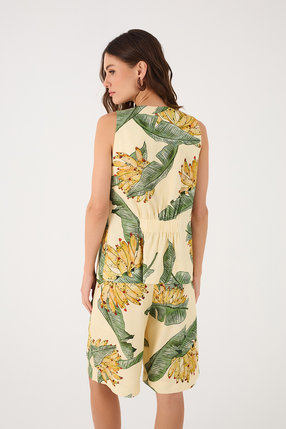 Paradise Print Linen Vest_6