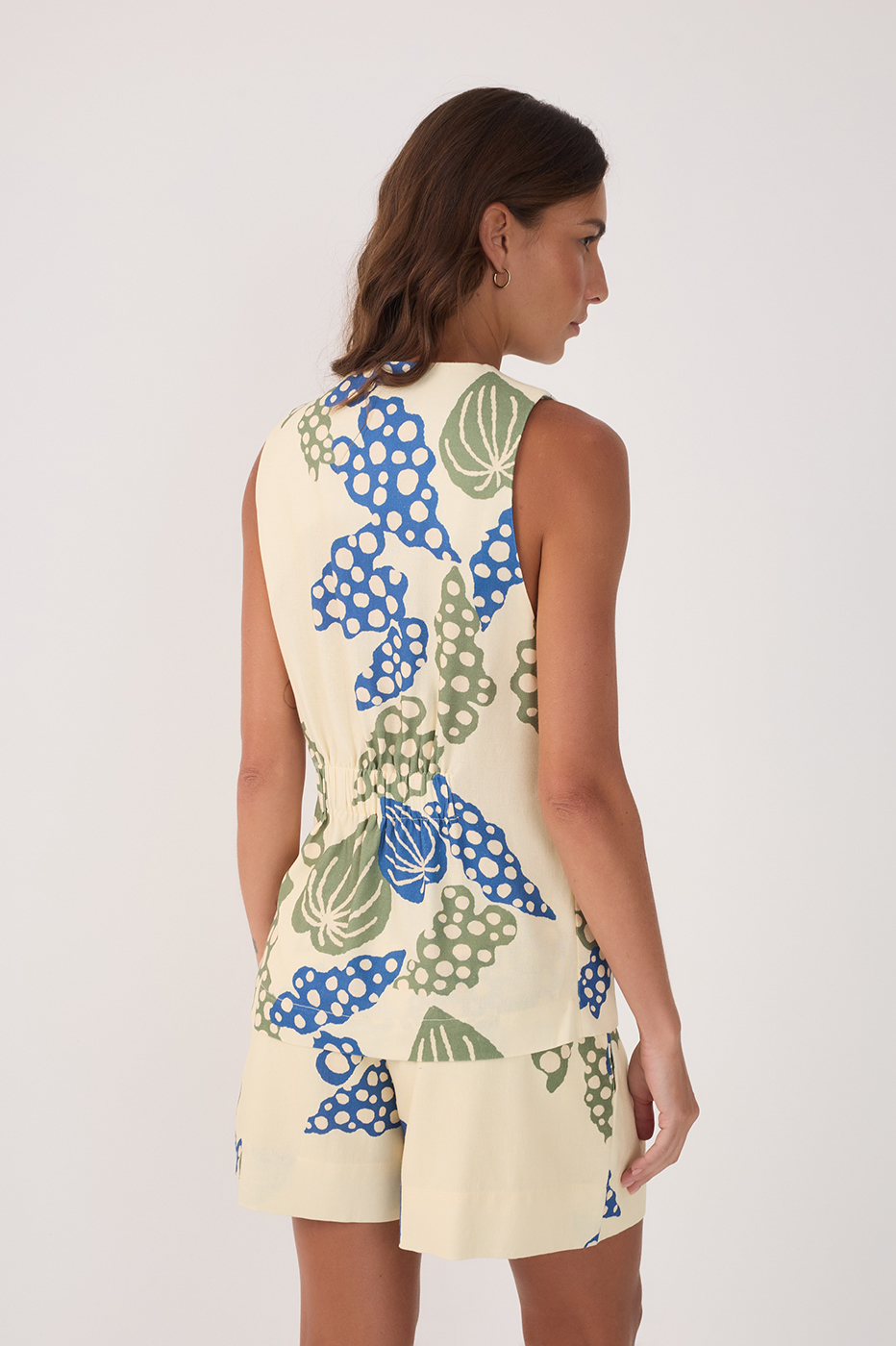 Begonia Print Maxi Vest_5