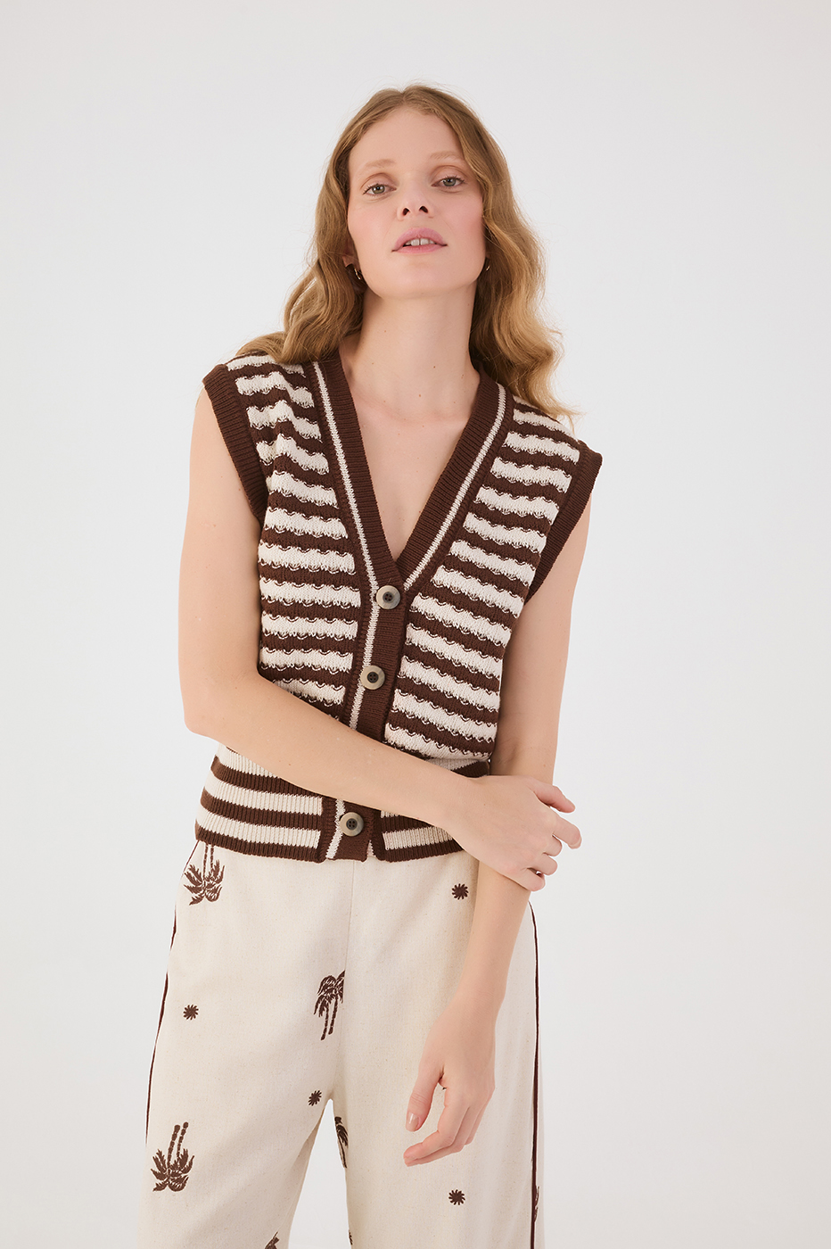 Brown Ipanema  Tricot Vest