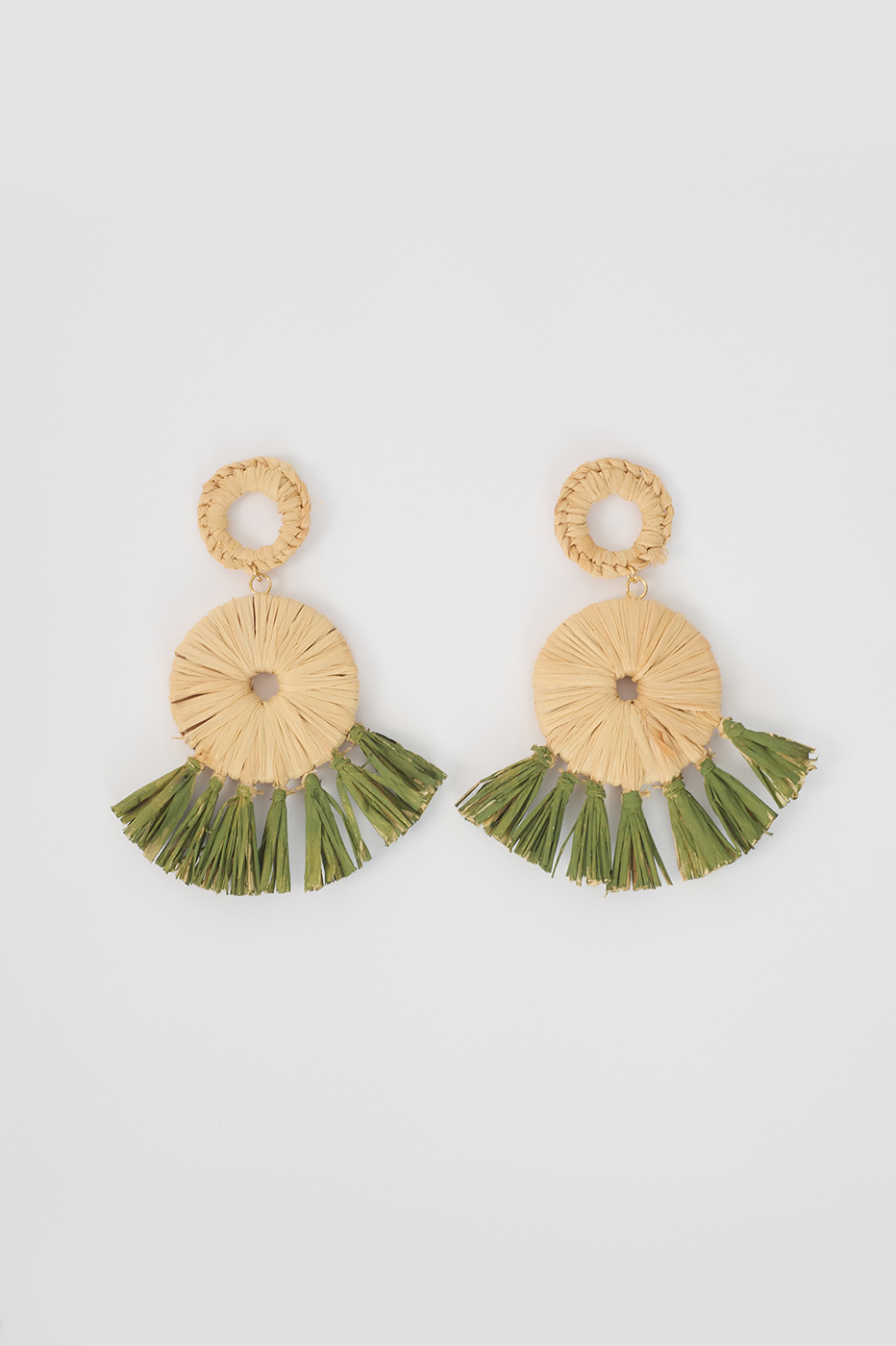 Beige Tropicana Straw Earrings_5