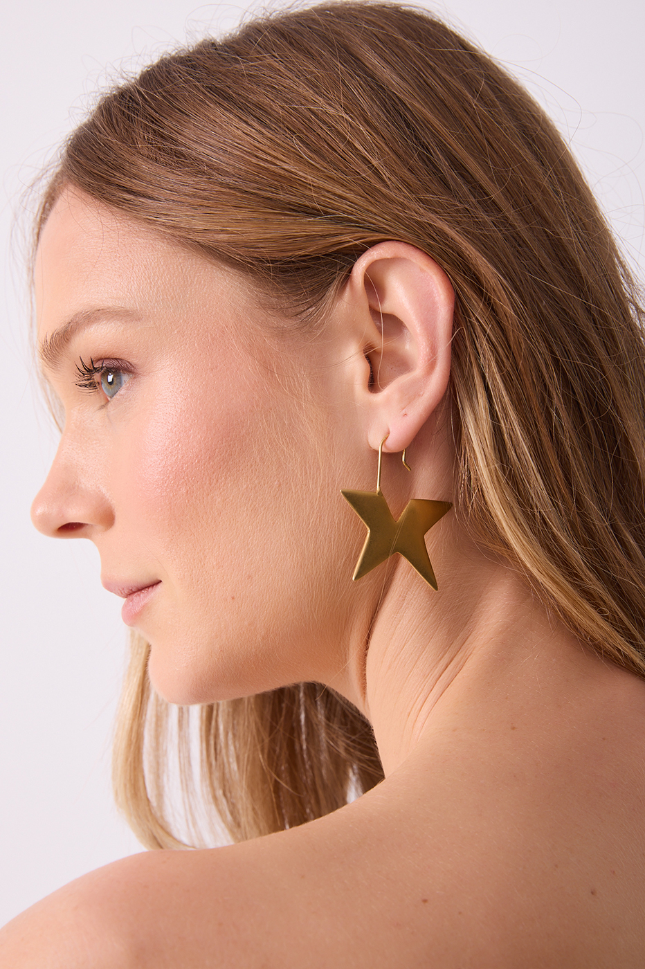 Golden Lumini Asymmetric Earrings_2
