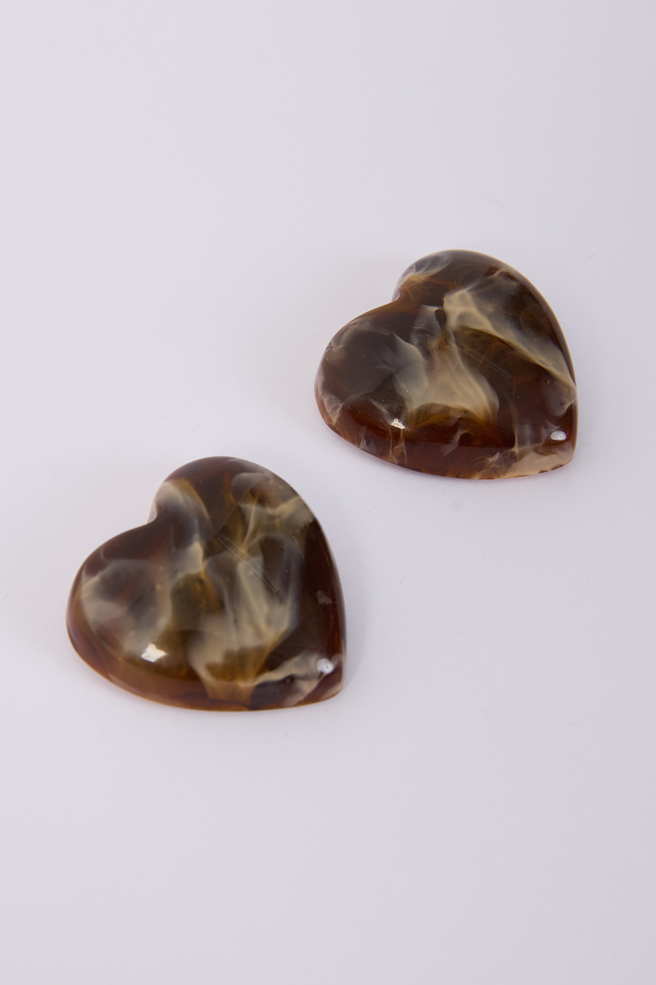 Brown Heart-Shaped Earrings_6