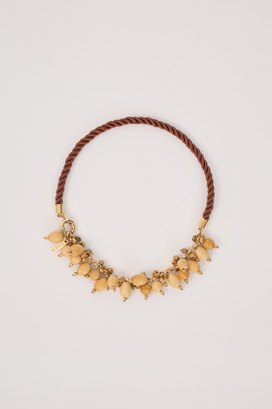 Wood and Crystals Necklace