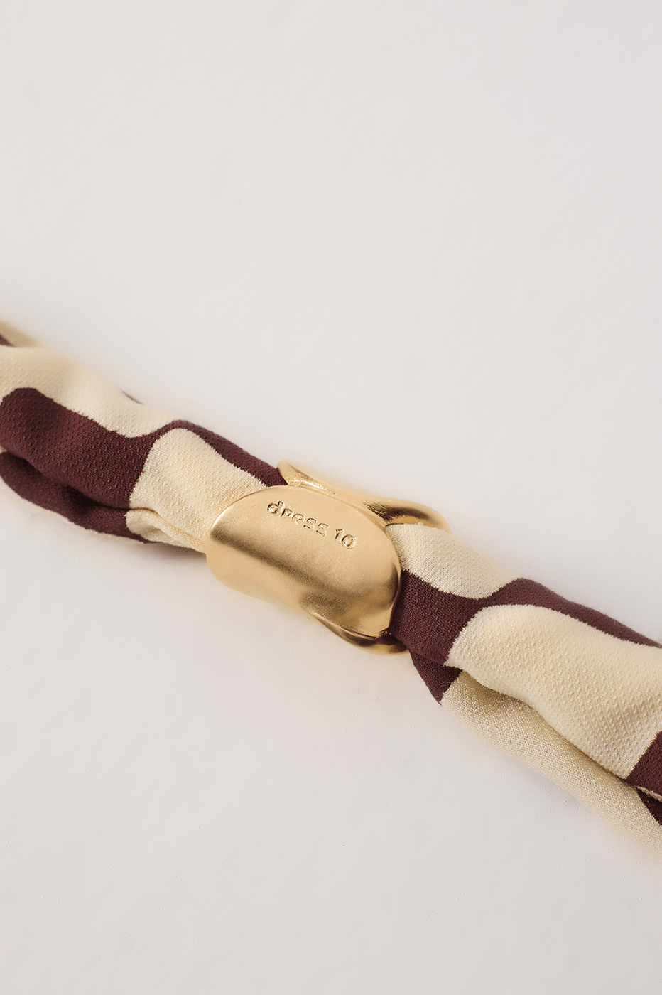 Brown Bossa Nova Scarf Tassel Necklace