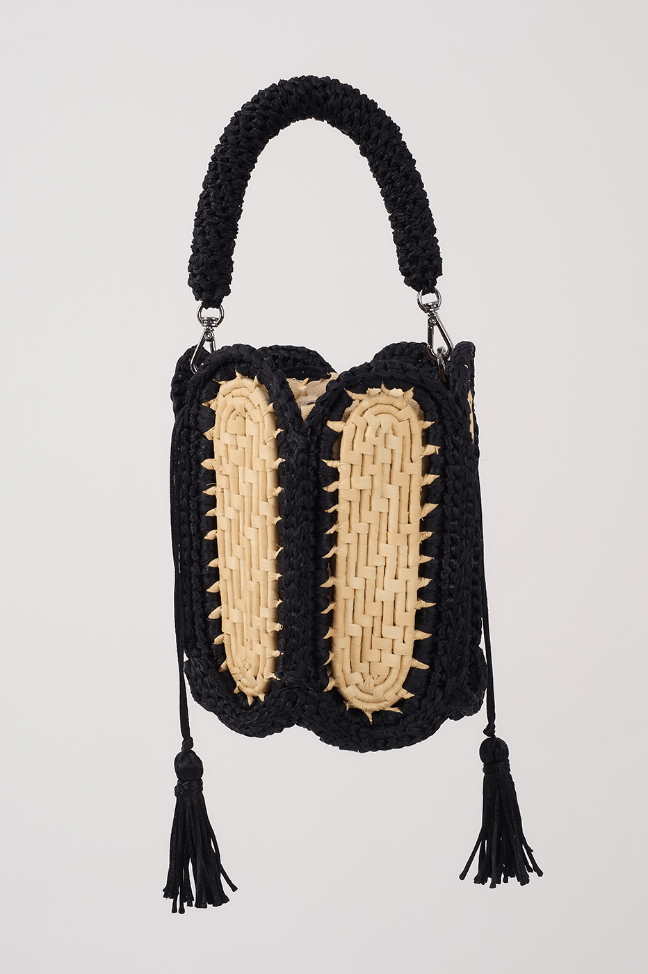 Black Lampa Straw Bag_4