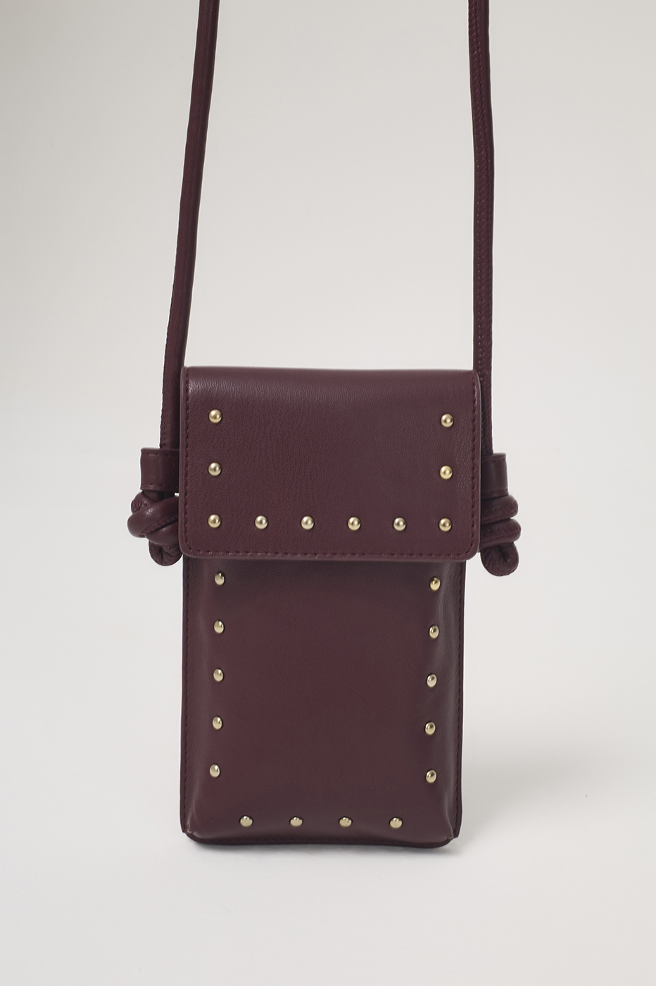 Burgundy Stud Crossbody Bag_3