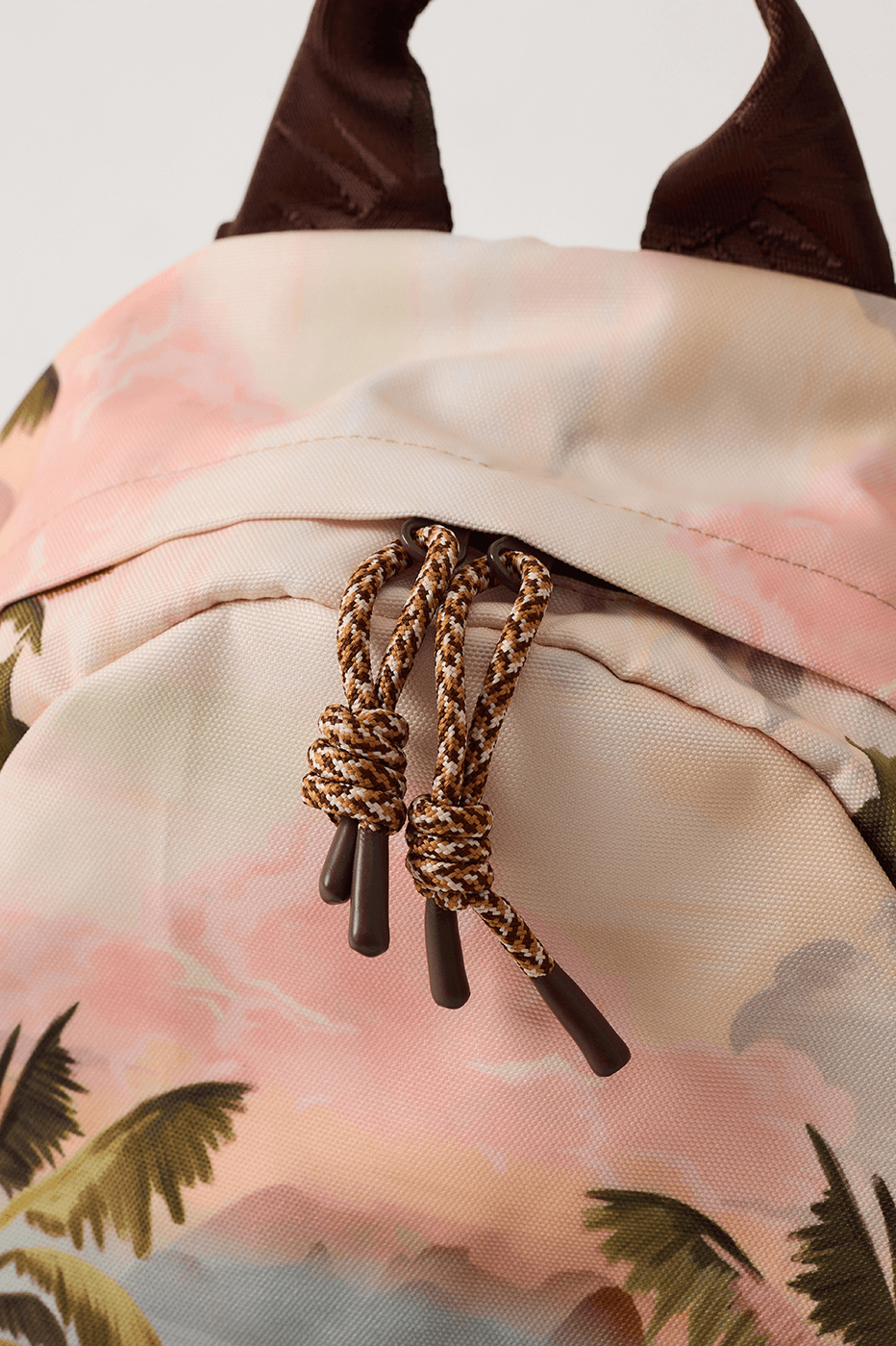 Multicolor Fim De Tarde Front Side Pockets Backpack_3