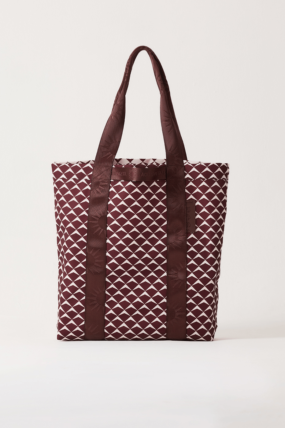 Brown Asa Delta Inside Pocket Tote Bag_2