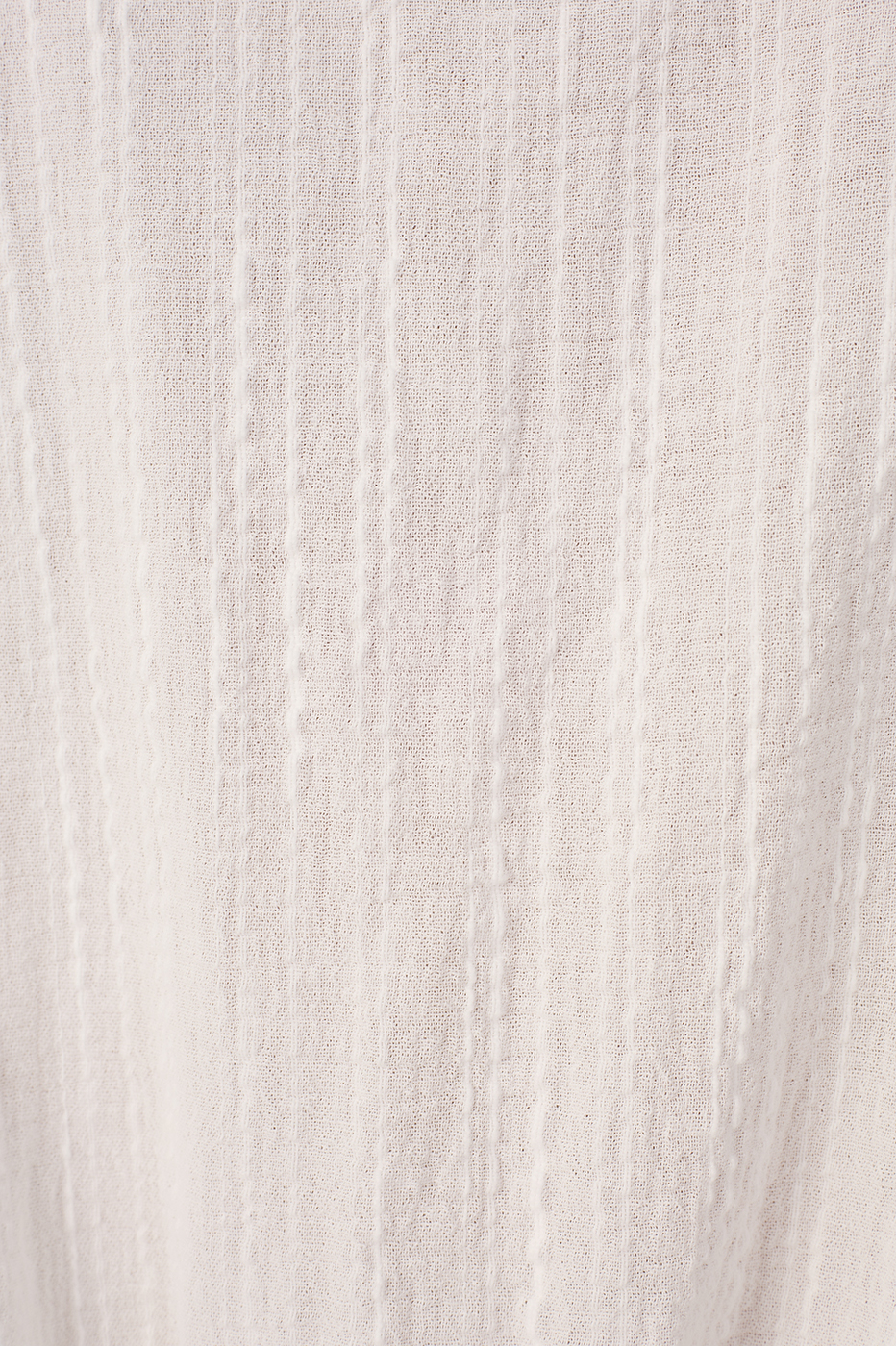 Off-White V Neck Front Ties Puff Sleeve Blouse_8