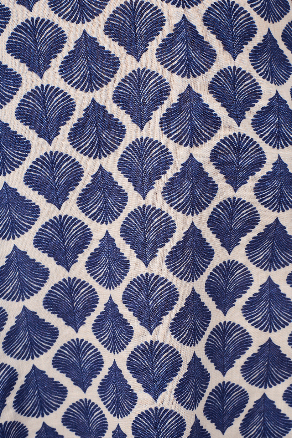 Oversized Shirt with Seashell Print