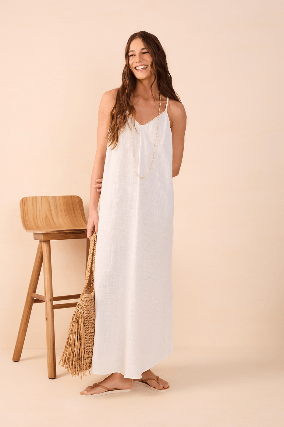 Loose Gauze Dress