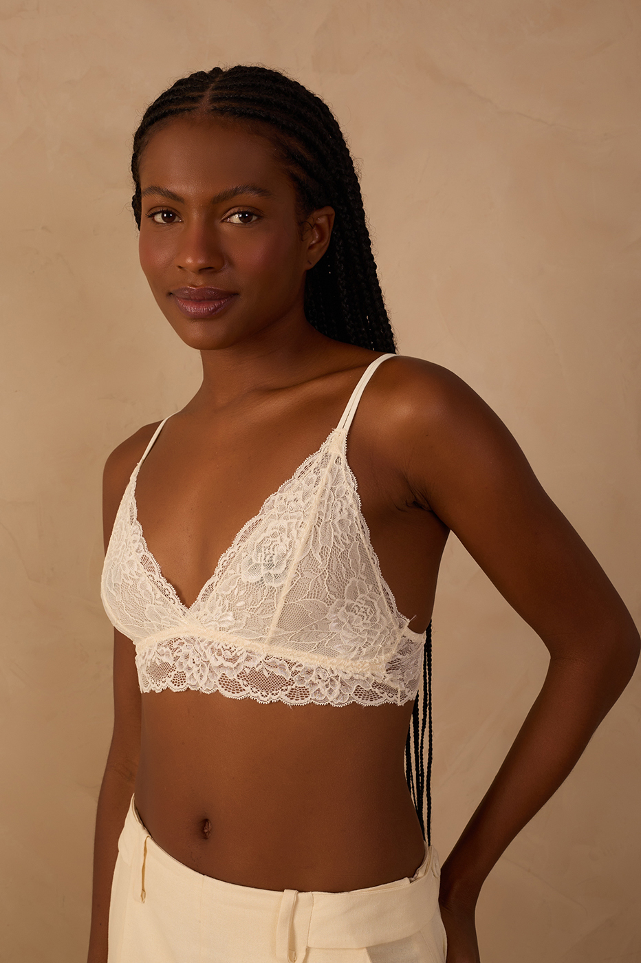 Basic Colored Lace Top