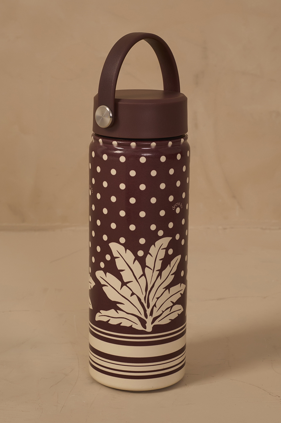 Brown Palma Handle 22oz Insulated Water Bottle_1