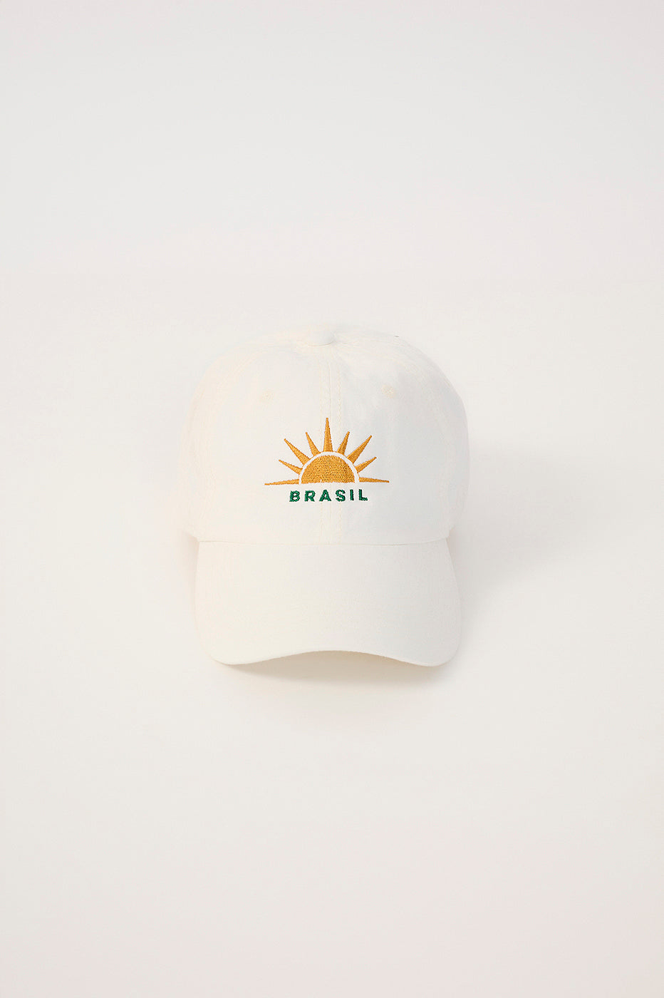 Off-White Brazil Embroidered Cotton Cap_5